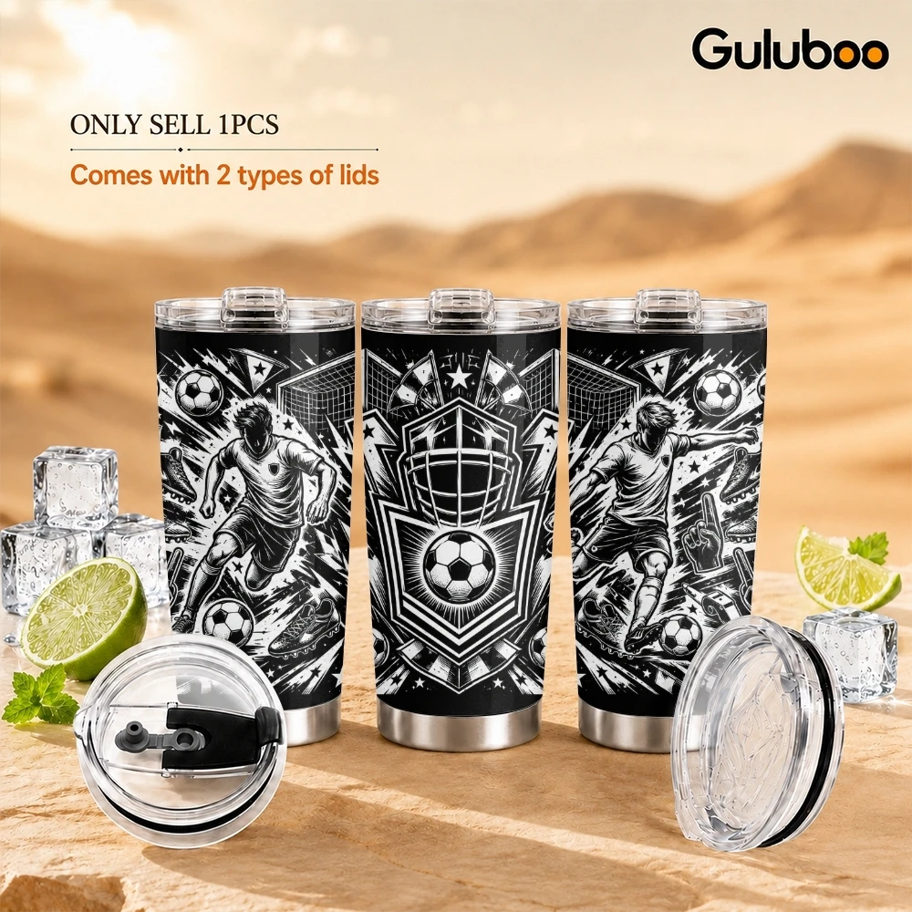 블랙 화이트 스포츠 엠블럼 진공 보온병 20oz 스테인 - Tumbler 20Oz White 리뷰 및 가격