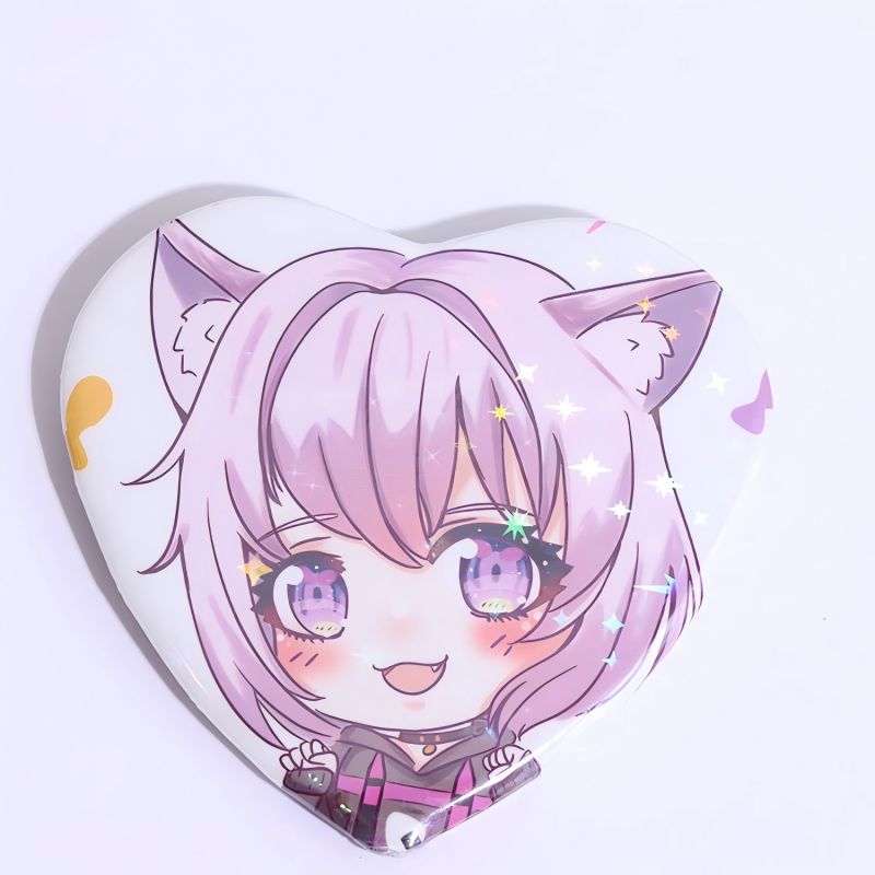 맞춤형 배지 핀 버튼 핀 하트 모양 별 모양 고양이 귀 - Button Badge Blank 리뷰 및 가격
