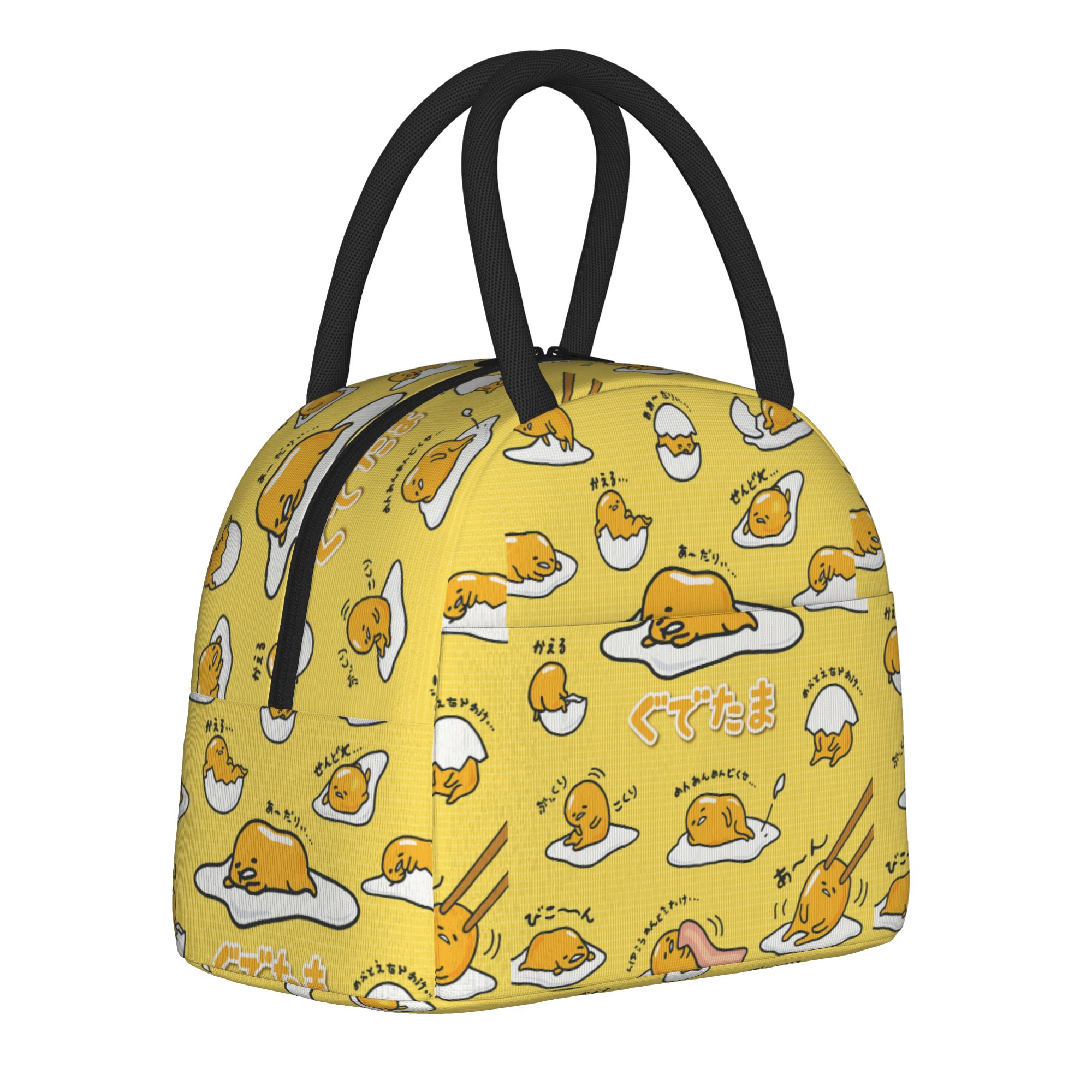 구데타마 귀여운 계란 만화 캐릭터 보온 도시락 가방,  - Tote Bag Sublimation 리뷰 및 가격